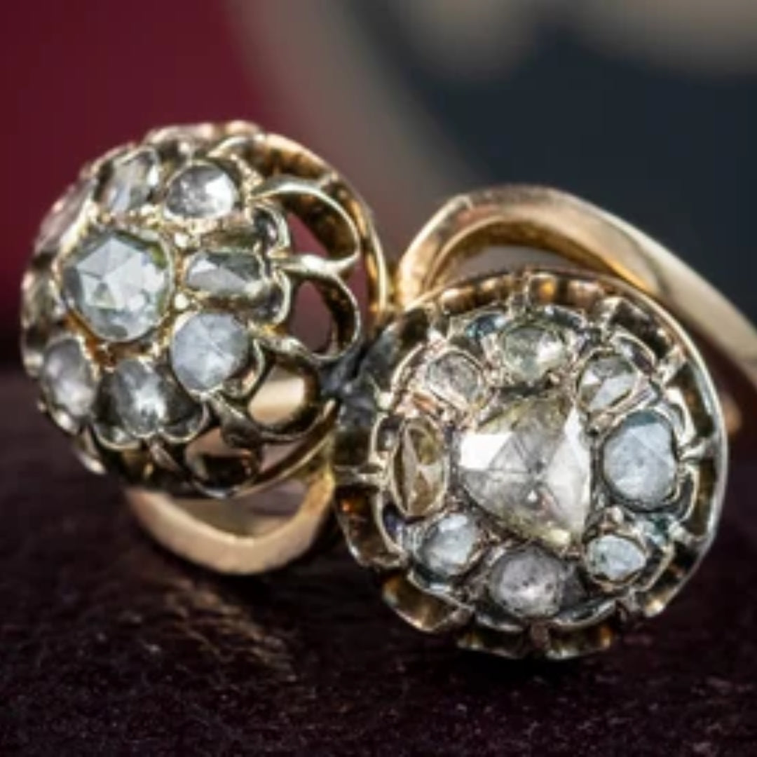Pendientes Redondos Lujosos Vintage